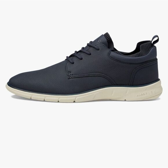 NEW 7.5 ALDO NAVY BLUE NUBUCK ZERO GRAND STYLE WALBI FLEX CASUAL SHOES 7 1/2 main image 2